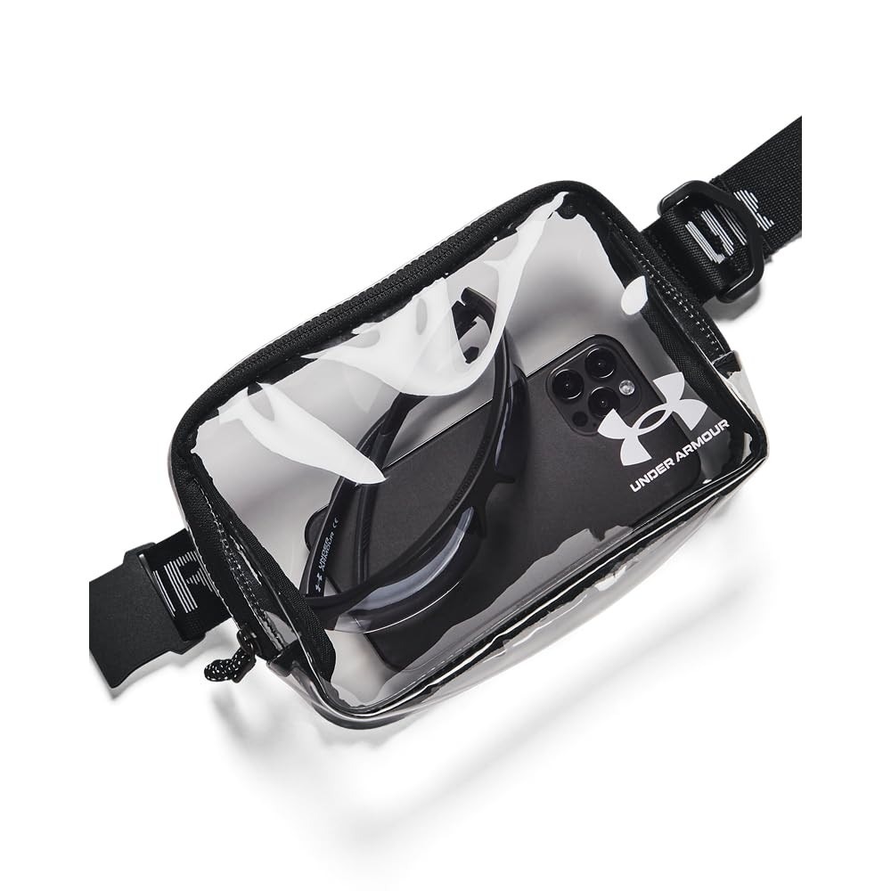 Under Armour Clear Waist Bag Stadium Approved Fanny Pack Crossbody Black OS NWT